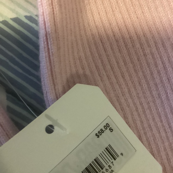 NWT pretty pastel pink crop style Altar’d State sweater - Picture 8 of 8